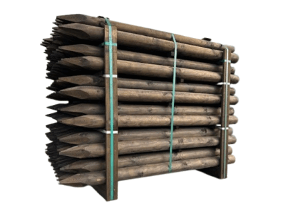 Dura² Ronde paal – 1,60 m | Ø 8 cm | gefreesd